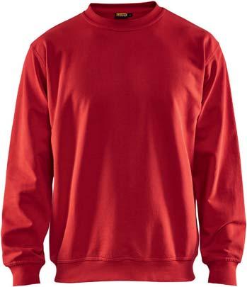 3305 POLO 1035 100% coton, maille piquée, 220 g/m² 5600 Rouge 3340 SWEAT COL ROND 1158