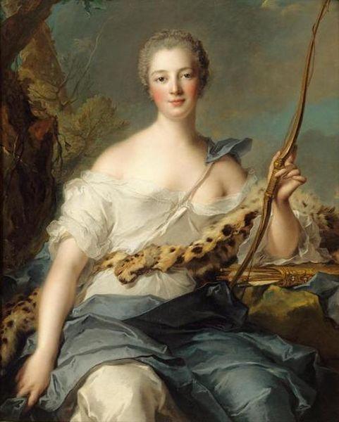 Jean-Marc Nattier (Paris, 1685 Paris, 1766), Portrait de la Marquise de Pompadour