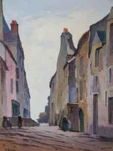 48 49 48 ULYSSE GORRIN (1884-1965) Rue animée Huile sur toile,