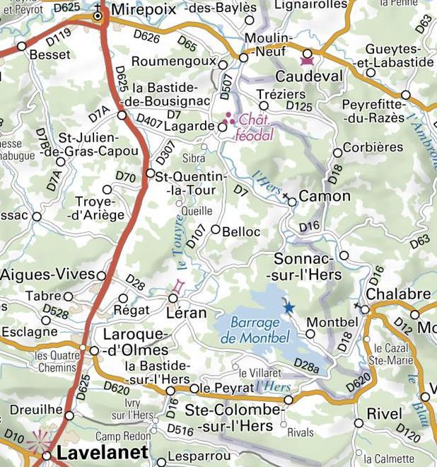 Neuf (09) Lavelanet (09) Lieudit : Route des Plaines Gare Coordonnées