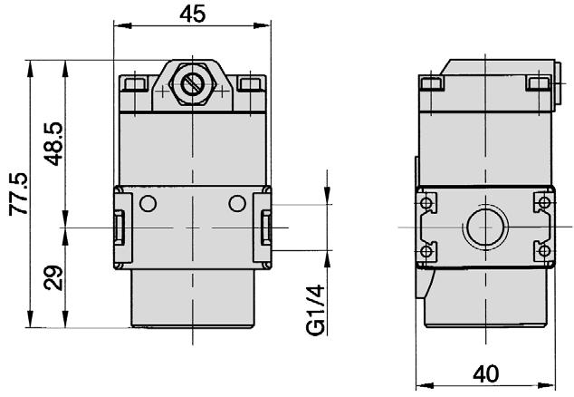 Vanne de mise en pression progressive G /4 Caractéristiques techniques de la série DAK Type de construction et fonction Vanne de mise en pression avec temps de remplissage ajustable.