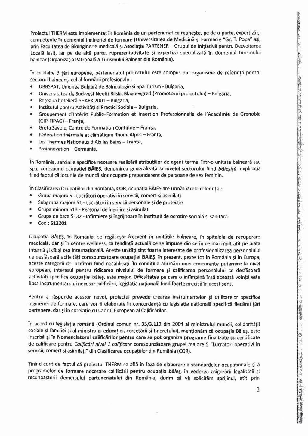 DOSAR DE INSCRIERE PENTRU CERTIFICAREA AGENTULUI DE INGRIJIRI TERMALE IN  CADRUL ROMAN DE CERTIFICARE - PDF Free Download