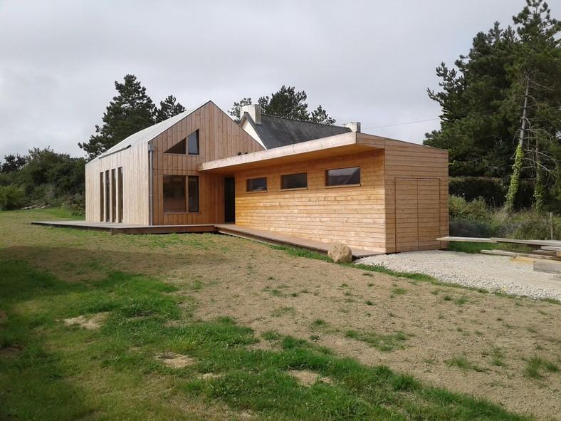 Application à une maison passive réalisée par BEEEP sur Brignogan: Surface de plancher: 80m²