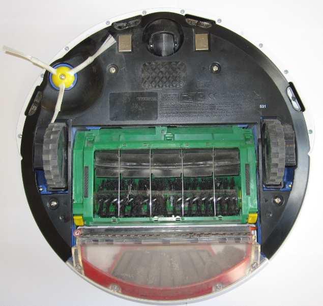 Le robot aspirateur Roomba est doté de multiples détecteurs afin de détecter la base, les obstacles et le vide.