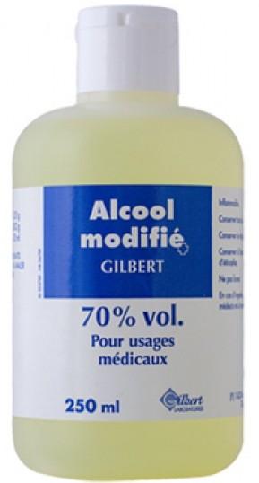 6. Alcool de pharmacie. Une bouteille contenant 250 ml d'alcool (éthanol) de pharmacie porte l'indication : 70% vol (en volume).