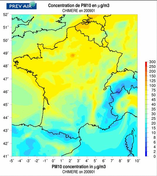 Utiliser les modèles, la prévision et les observations pour l analyse d épisodes de pollution Exemple : Janvier2009, situation anticyclonique
