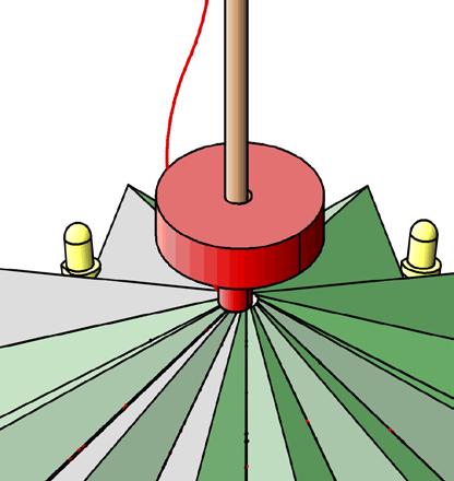 Sur la même anode, braser le câble de raccordement provenant de la résistance. Dans le fil de connexion noir (12) raccourcir un bout de 70 mm de long, dénuder et étamer.