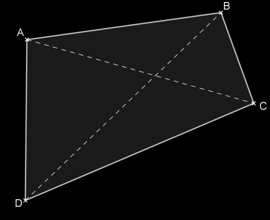 VIII. Quadrilatères A. Définitions Un quadrilatère est un polygone de quatre côtés. Un quadrilatère a quatre sommets et quatre côtés. Chaque côté n'a qu'un côté opposé mais deux côtés consécutifs.