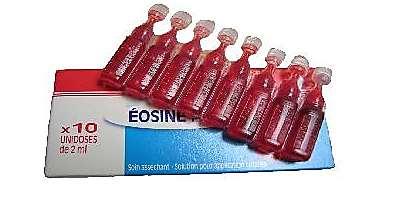 Exercice 11 : Etude d une solution d éosine L éosine est utilisée pour une propriété colorante, asséchante et antiseptique. Sa formule est C 20 H 6 O 5 Br 4 Na 2.