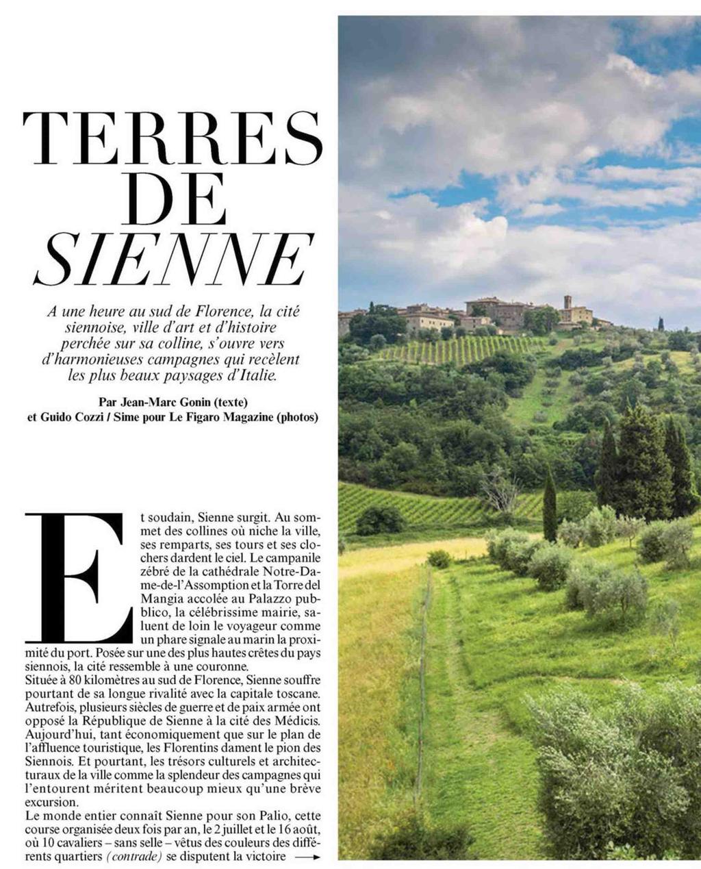 ML TERRES DE SIENNE A une heure au sud de Florence, la cité siennoise, ville d'art et d'histoire perchée sur sa colline, s'ouvre vers d'harmonieuses campagnes qui recèlent les plus beaux paysages