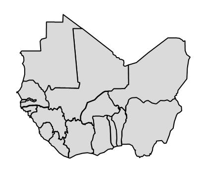 L Afrique de l Ouest Situation par région 3 Données principales Superficie : 6063,7 milliers de km² Population : 331,3 millions d habitants PIB : 601,4 milliards $ PIB par habitant : 1816 $ Nombre de
