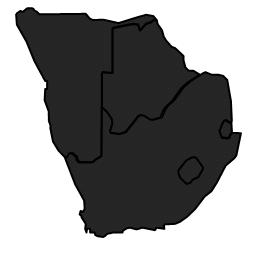 L Afrique australe Situation par région 3 Données principales Superficie : 2650,7 milliers de km² Population : 60,6 millions d habitants PIB : 416,7 milliards $ PIB par habitant : 6872 $ Nombre de