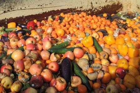 30 Les déchets de fruits et légumes du marché de gros sont