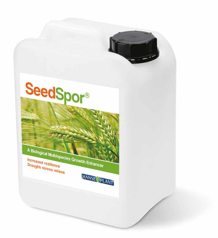 SeedSpor stimule la croissance des cultures et réduit la sensibilité aux organismes pathogènes présents dans le sol et les semences, y compris aux nématodes Composition de SeedSpor Mycorrhiza