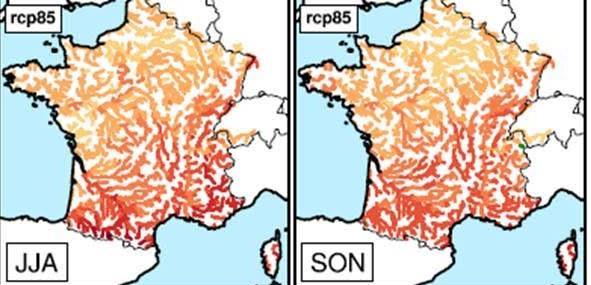 5 Evolution modérée des débits en hiver sur le bassin de la Seine.