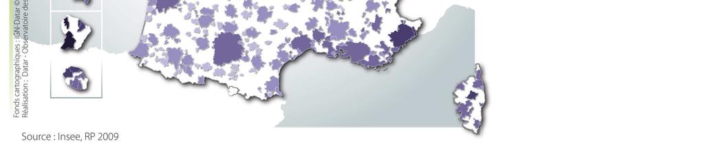 En France, tous types de territoires confondus, 9,9 % des logements sont en situation de sur-occupation selon le recensement de 2009.