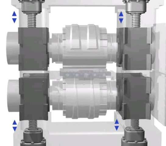 Le point principal dans le développement de l entraînement des cylindres a été d éliminer les inconvénients de l accouplement rigides par engrenages des laminoirs conventionnels.