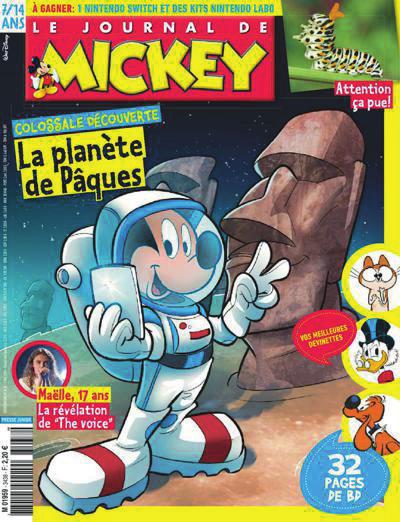 Primaire de 9 à 11 ans Le journal de Mickey 6 mois - 25 numéros A la fois