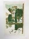 17. KOSSUTH (XXe). Elégant. Gravure en couleurs pour l'homme Chic à Paris. 30 x 22 cm. 18. Alméry LOBEL-RICHE (1877-1950). Scène de maison close.