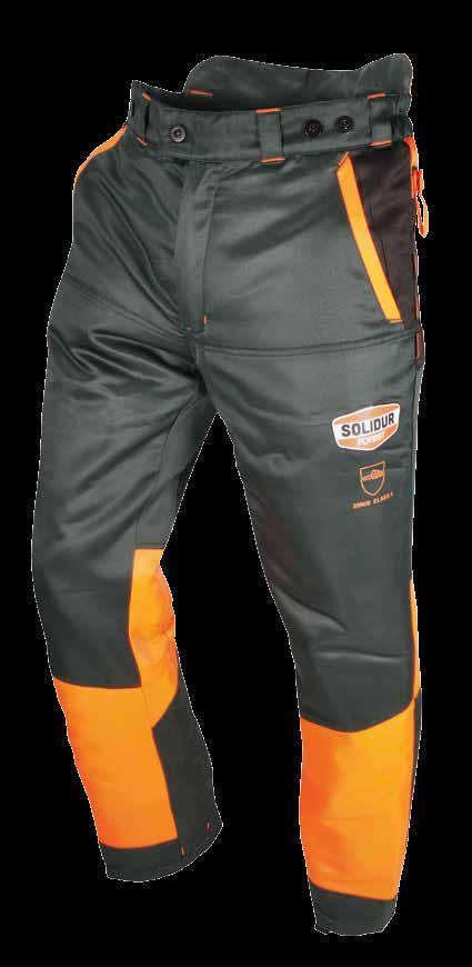 Pantalon anti-coupure COMFY entrejambe - 7 cm SOLIDUR classe 1 type A -  Taille XL (Taille 46-48) - Nicolas le forestier