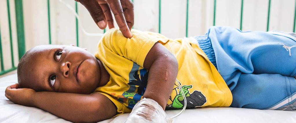 Haïti + 14 808 + 12 488 + 3 689 personnes ont été diagnostiquées et traitées pour le choléra ont bénéficié des programmes de prises en charge de la malnutrition aiguë personnes ont bénéficié des