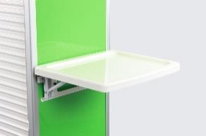 L aménagement est compatible avec les tiroirs 600 x 400, les bacs-tiroirs et des piluliers au format 600 x 400 et autres