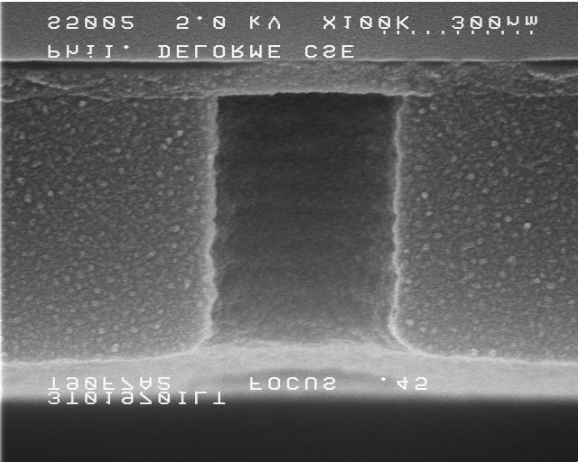 Evolution de la photolithogravure Le moteur du progrès de l'industrie microélectronique : la lithogravure lumière UV Cr quartz 10 F = k λ/ NA