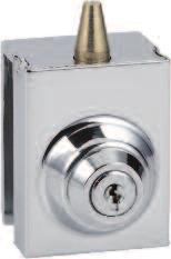 1448 Loqueteaux Clip-on locks 8-10 Laiton poli Polished brass Loqueteau à clé Clip on lock