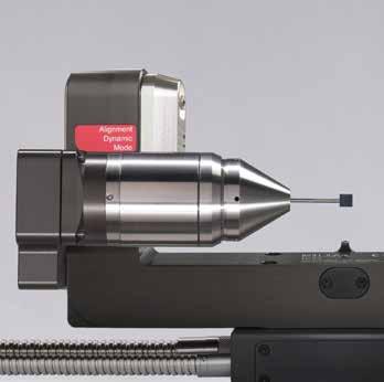 Mesure sans contact des outils en rotation avec système de mesure laser et mesure rapide avec contact des outils non tournants, avec palpeur.