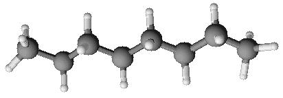 La structure de ces molécules est une chaîne carbonée constituée par des atomes de carbone
