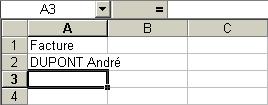 Excel 2000 Support de notes Version 1 Août 2001 Saisir et modifier des données 1. Saisir du texte La cellule A1 est la cellule active.