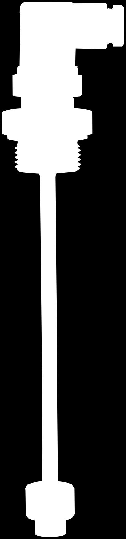 Figure de gauche : raccord fileté, connecteur coudé, flotteur en NBR Figure de droite : raccord fileté, connecteur circulaire M x, flotteur en acier inox Principe de mesure Un aimant permanent placé