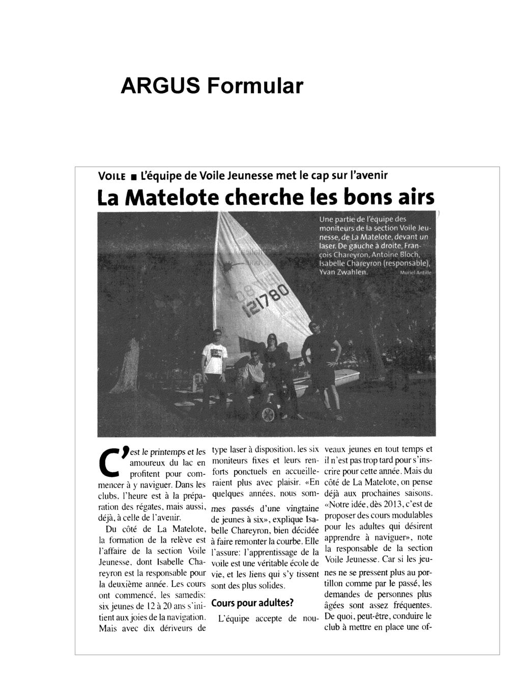 La Région Nord vaudois 18.05.2012 Seite 1 / 2 Auflage/ Seite 39469 / 16 6064 Ausgaben 0 / J.
