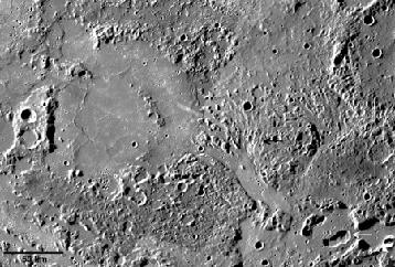 bassin Caloris : 1550 km - astéroïde