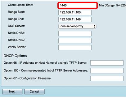 C'est la durée qu'un client est permis pour connecter au routeur à l'adresse IP il a été donné par le processus DHCP. Étape 2.