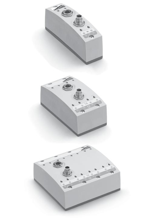 Les modules pneumatiques sont de, 4, 6 ou 8 postes entre lesquels des joints de différentes topologies viennent s insérer Module d extension Versions disponibles :, 4 et 8 postes Les extensions