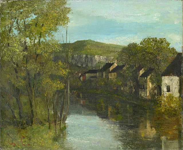 Le paysage Toi aussi, va peindre sur le motif comme Courbet! N oublie pas ton matériel Vue d Ornans ou le miroir d Ornans, 1872 Les paysages représentent les 2/3 de la production de Courbet.