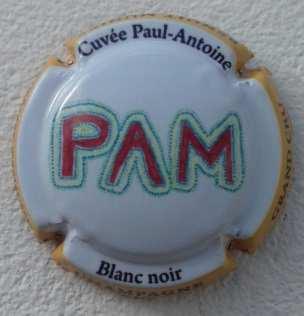 6. Plaques de muselet Benoit Munier coiffant nos bouteilles Paul-Antoine DAMIER (noir) Date de sortie: 01.