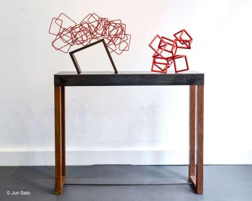 de SAINT-LUC Olivia Domaine de création : sculpture, designer de petit mobilier.