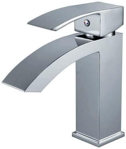 F-5821-3 SINGLE HOLE LAVATORY FAUCET Solid brass construction, Ceramic cartridge, Deluxe finish, Push pop-up included, Cartridge with limited lifetime warranty, Easy installation.