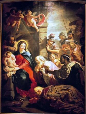 Nicolas Duchesne, dont aucune peinture ne lui était attribuée à ce jour, est aussi crédité de «Marie de Médicis et l'unité de l'état», du «Triomphe de Marie de Médicis», des petits génies ailés, de