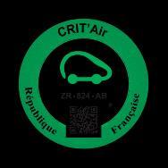 Classification Crit Air Voitures essence Euro 2