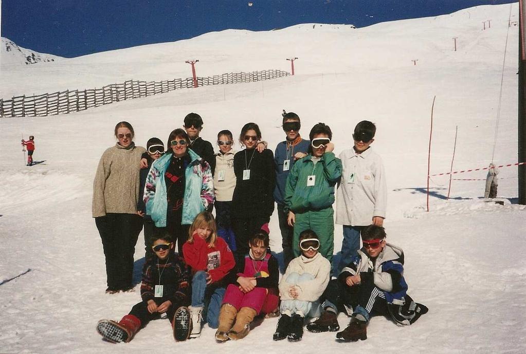 Classe de neige 1997 en Italie.