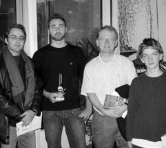 Familien- und Hobbymeisterschaft 2004 Caveh und Kean Madjd-Pour, Familienmeister 2004 Rosenthal Joachim mit Sohn Jonathan, 3.