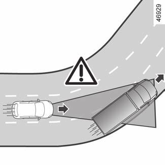 régulateur de vitesse adaptatif stop and go (10/13) K L M Détection des véhicules dans les voies adjacentes Le système peut détecter des véhicules circulant sur une voie adjacente lorsque : vous