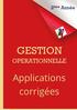 GESTION OPERATIONNELLE