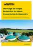 Stockage de biogaz Protection du béton Couvertures de réservoirs