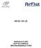 IB 35/25 LX MANUALE D USO NOTICE D EMPLOI BEDIENUNGSANLEITUNG