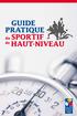 GUIDE PRATIQUE. du SPORTIF de HAUT-NIVEAU