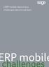 L ERP mobile répond aux challenges des entreprises! RP mobile. challenges